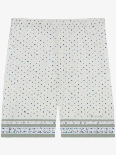 Givenchy short en coton à coupe ajustée