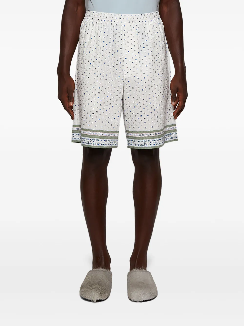  Givenchy Cotton Tailored Shorts - Neutrals 