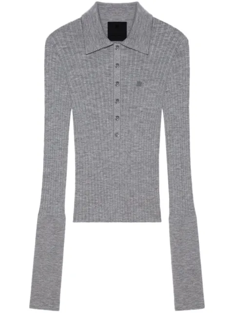 Givenchy 4G-detail wool polo top