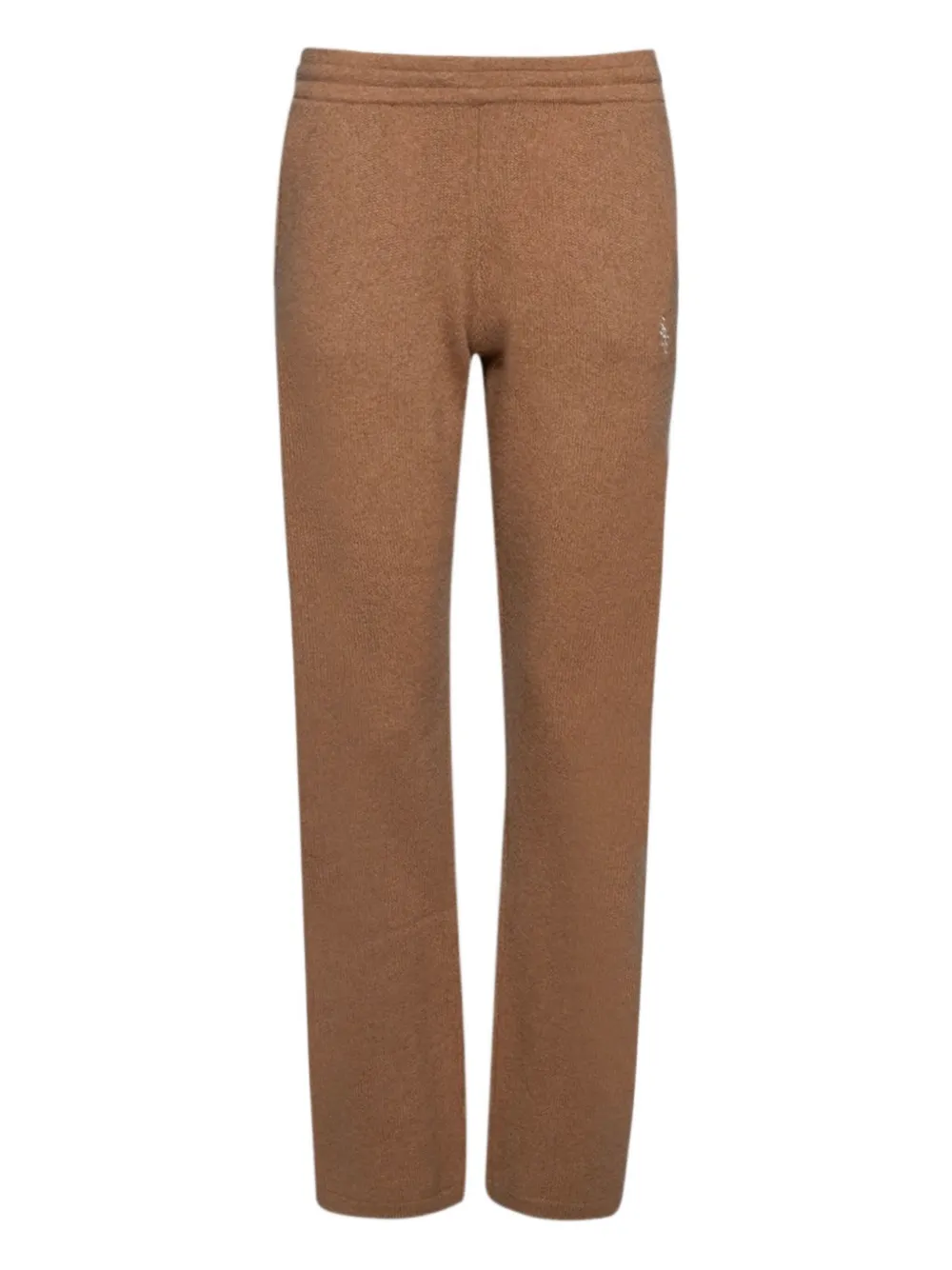 cashmere elastic-waist trousers