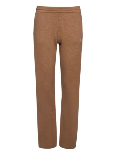 Sporty & Rich cashmere elastic-waist trousers