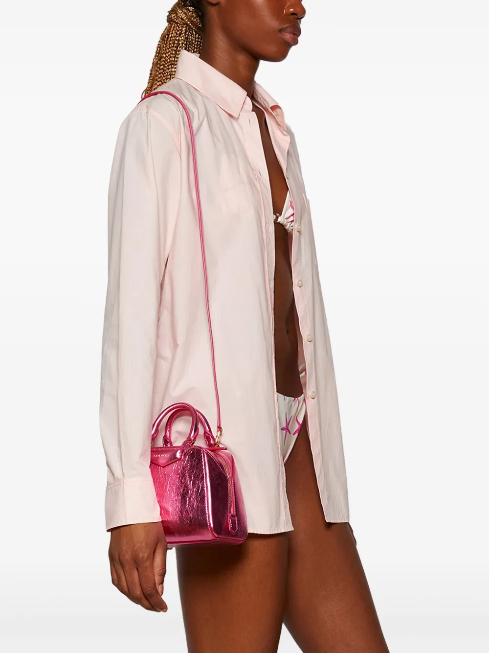 Givenchy Nano Antigona Cube shopper Roze