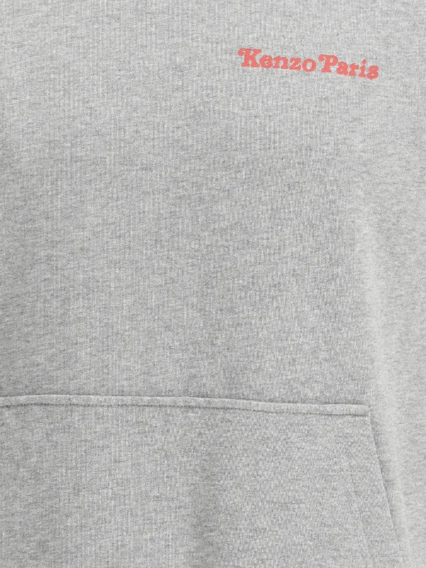 Kenzo logo-print Hoodie | Grey | FARFETCH