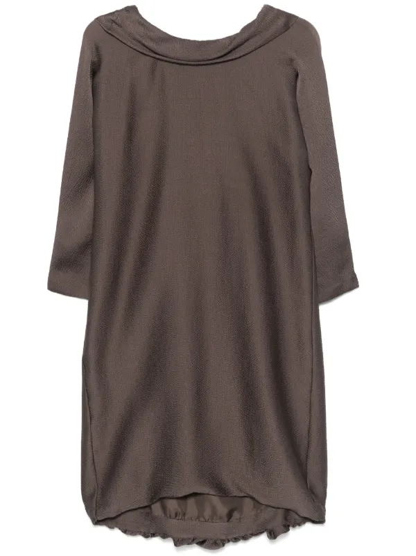 hermes silk dress Hermes Navy Silk Dress Size 38 / M
