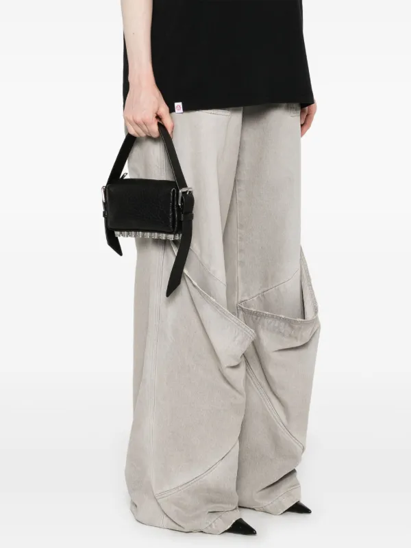 Alexander Wang ☆ブラック ミニ Ricco クロスボディバッグ ricco mini crossbody bag in lambskin leather in BLACK