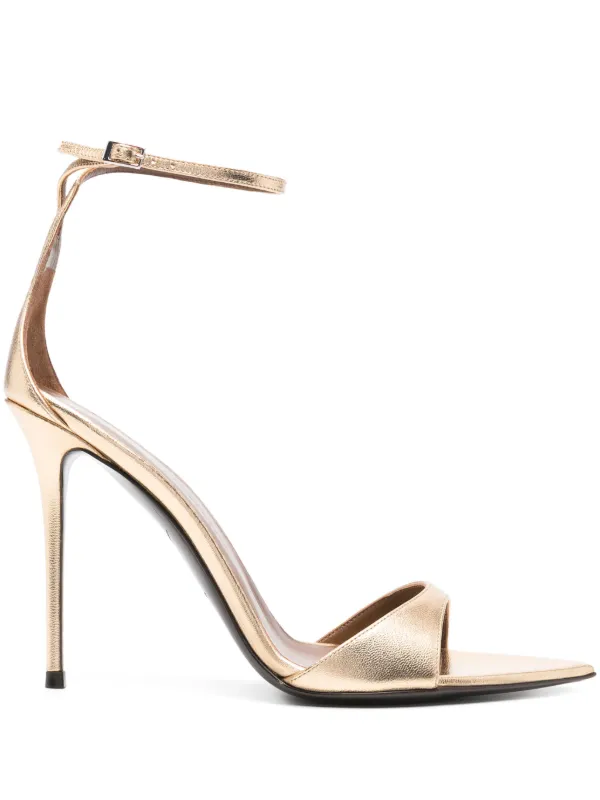 Giuseppe Zanotti 105mm Intriigo Sandals Gold FARFETCH PT