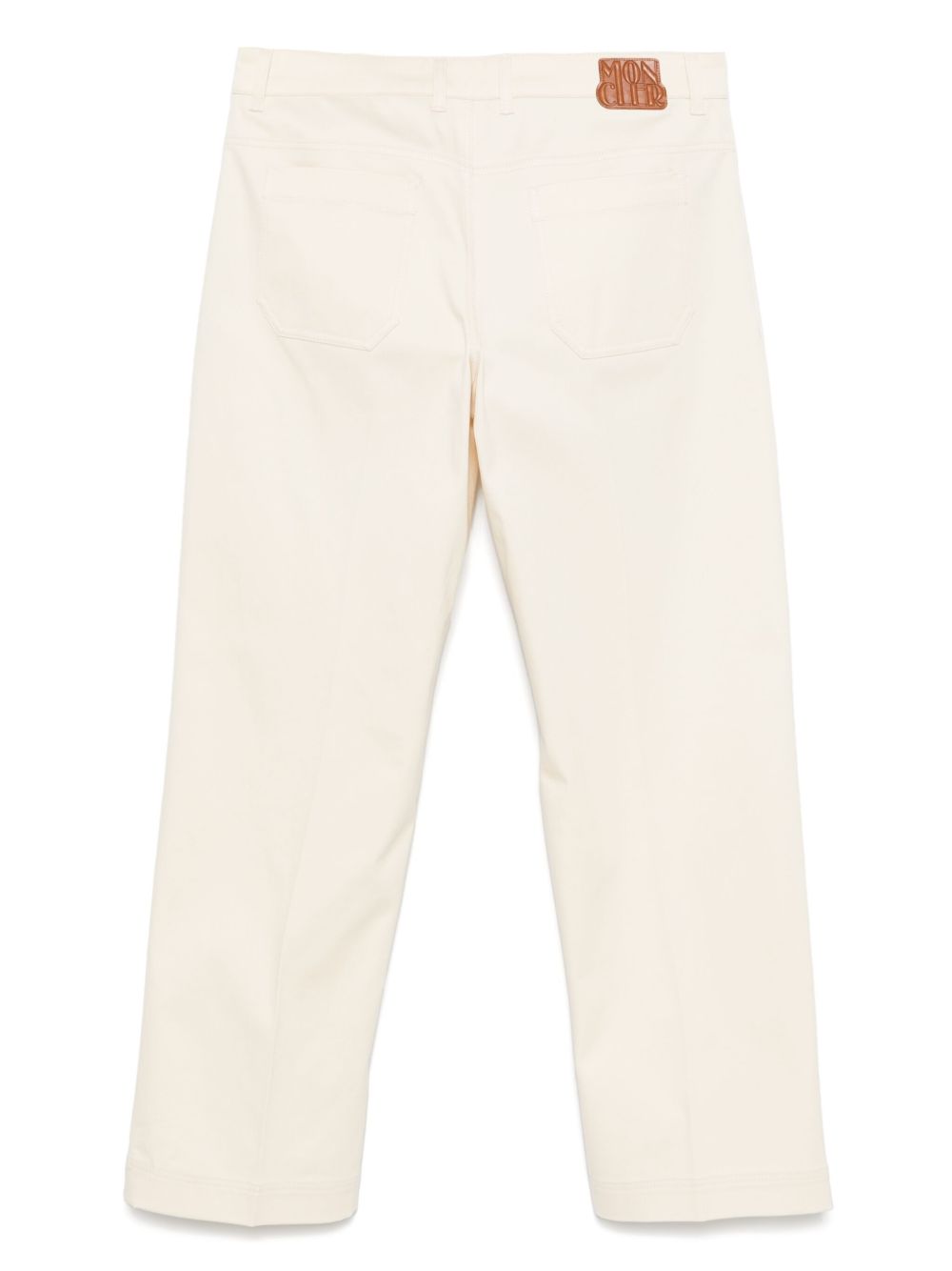 Moncler Katoenen gabardine broek - Beige