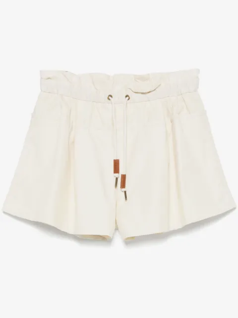 Moncler bermudas con cordones en la pretina