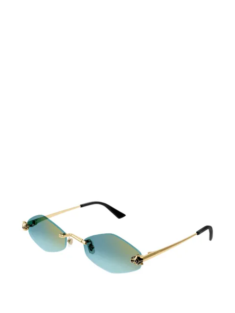 Cartier Eyewear geometric-shape sunglasses