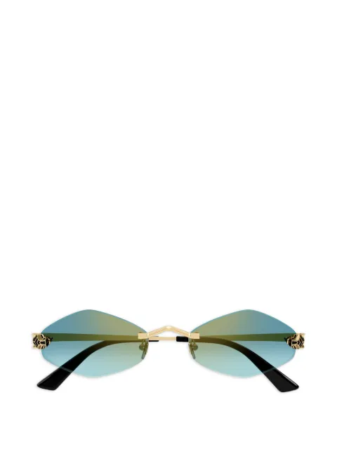 Cartier Eyewear geometric-shape sunglasses