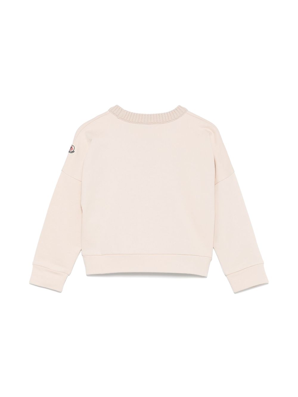 Moncler Enfant Sweater met geborduurd logo - Roze