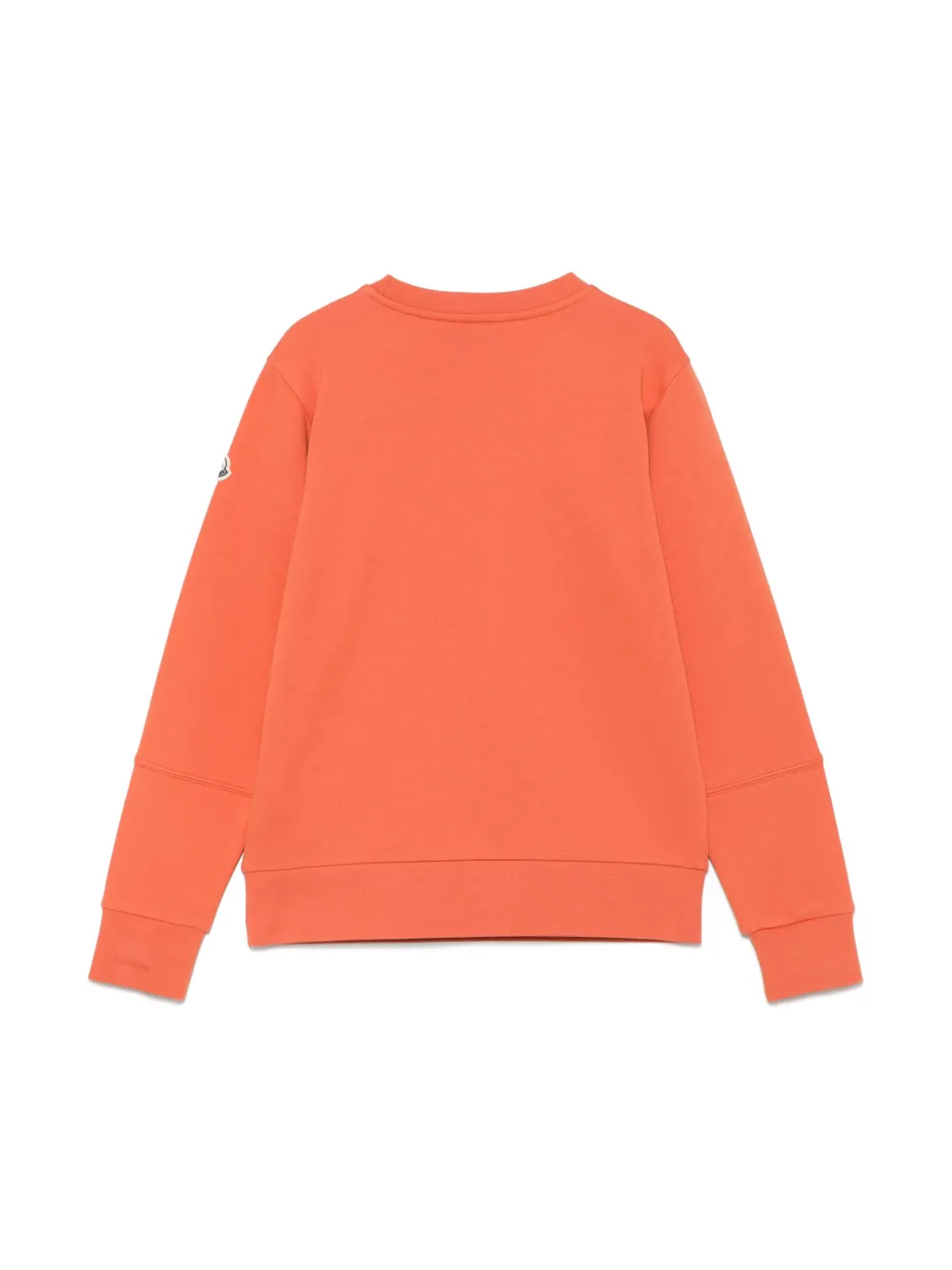 Moncler Enfant Sweater met logoprint - Oranje