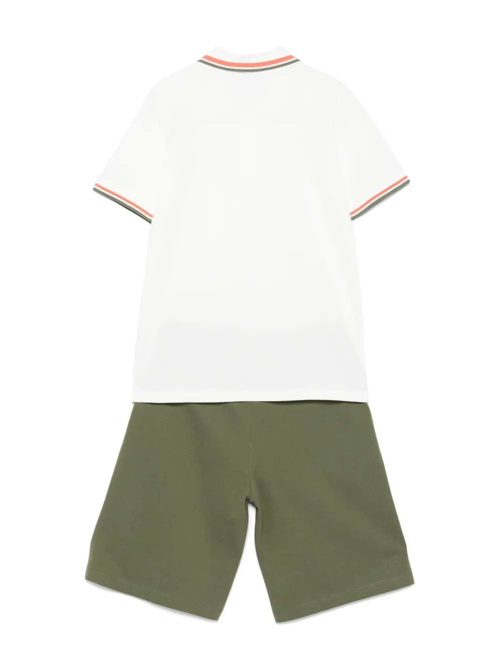 Moncler Enfant Shorts met logopatch - Groen