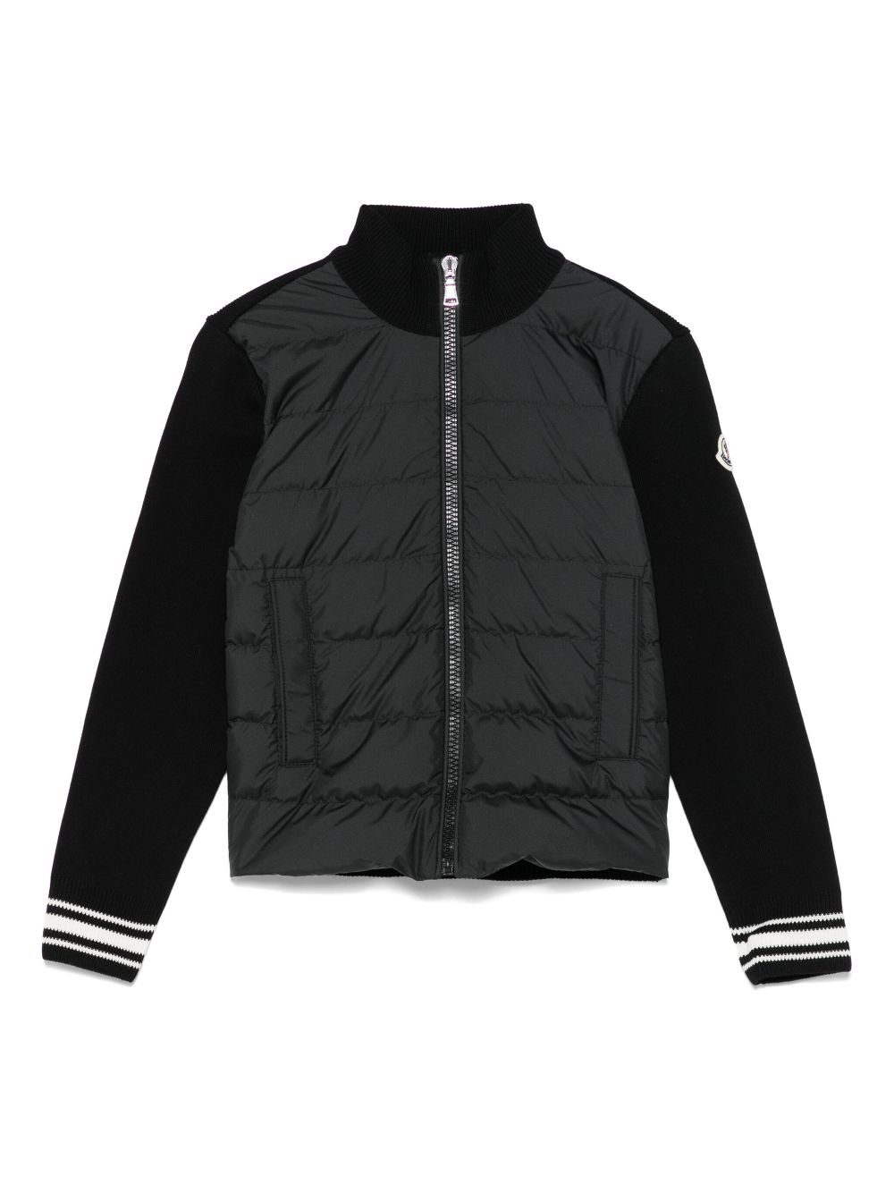 Moncler Enfant panelled jacket - Black