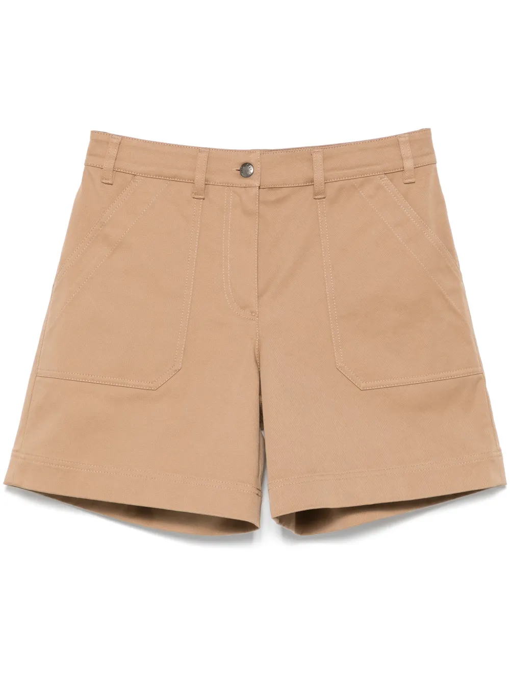 cotton gabardine shorts