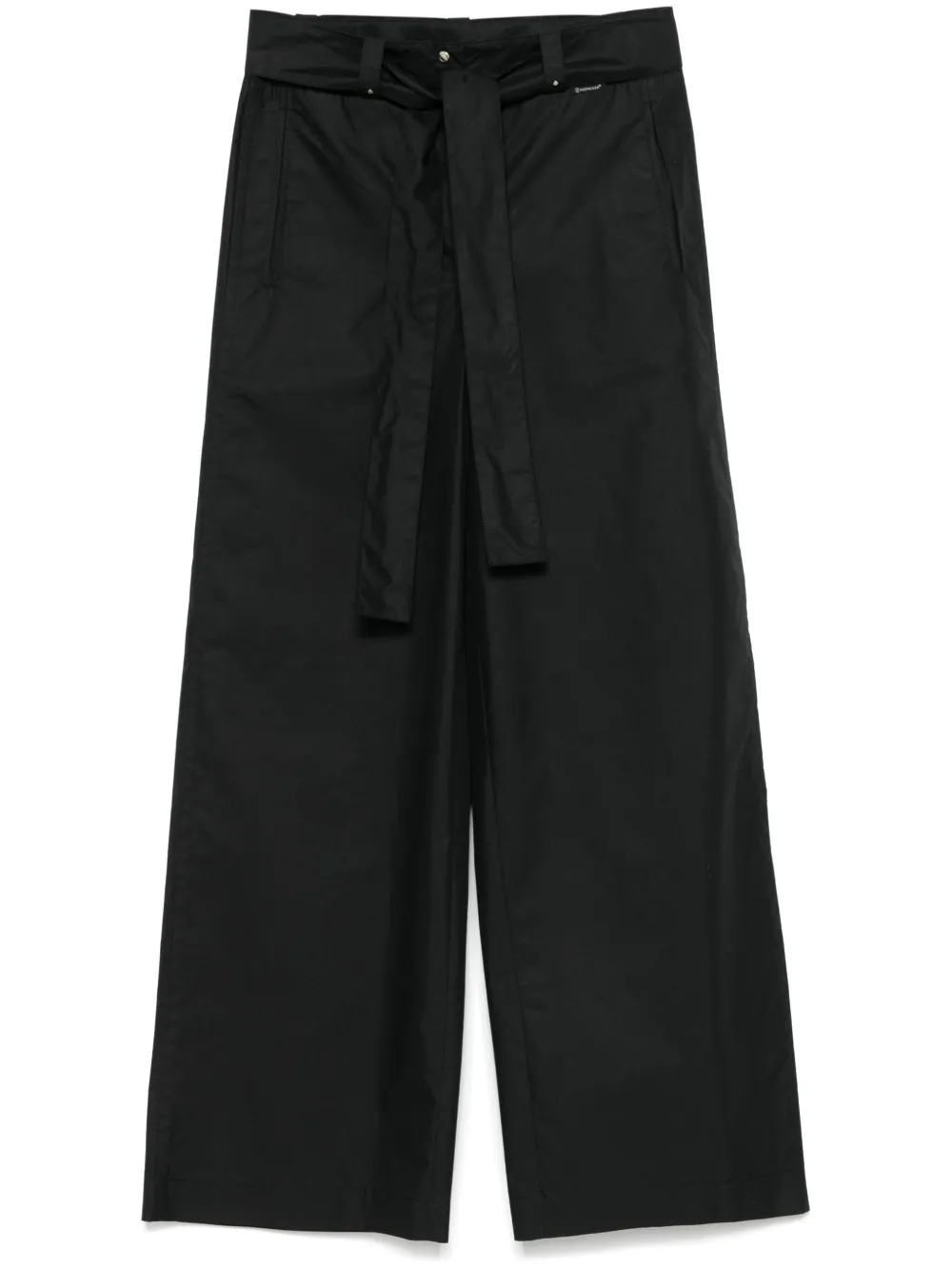 Moncler Broek met gestrikte taille Zwart