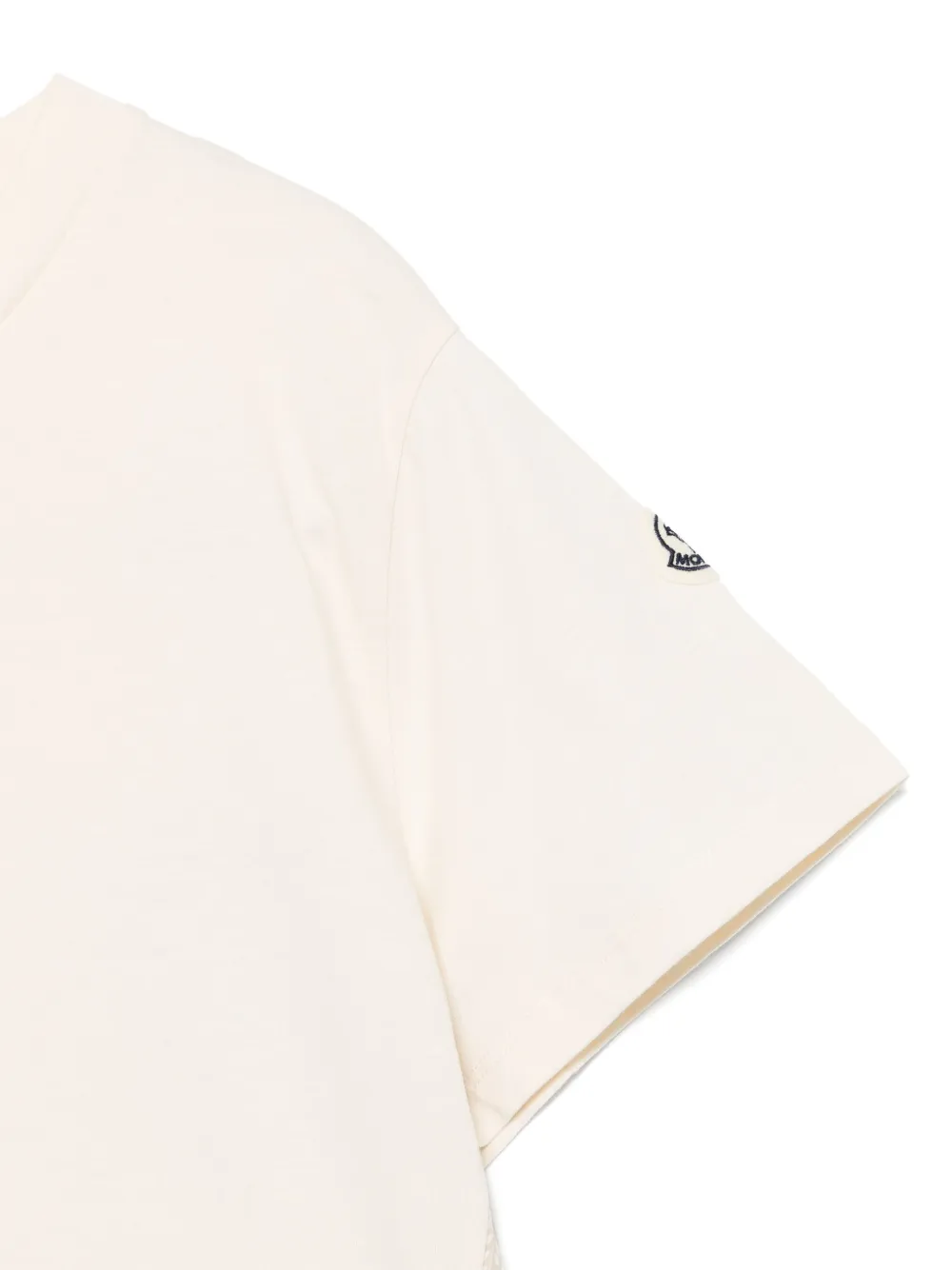 Moncler Enfant T-shirt met bloemenprint Beige