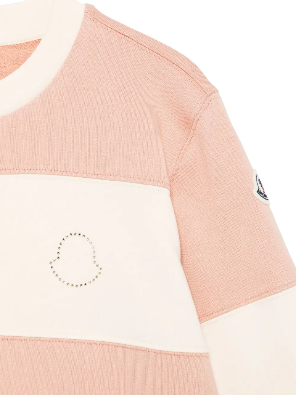 Moncler Enfant Gestreepte sweater Beige