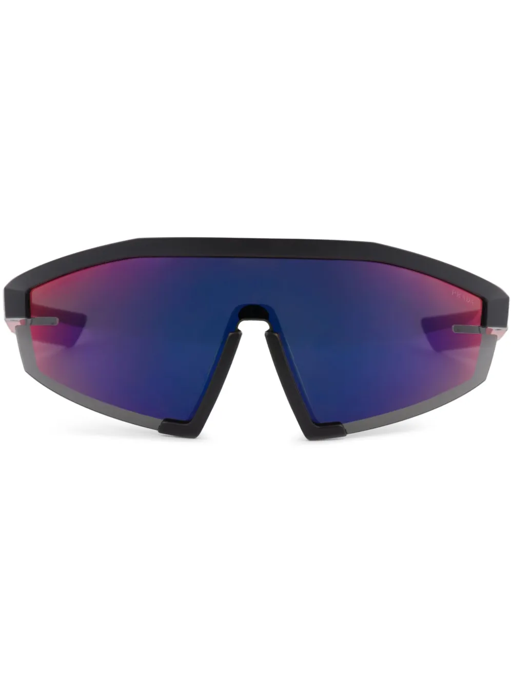 Prada Eyewear リネア・ロッサ インパビッド サングラス - ブラック Prada Eyewear リネア・ロッサ インパビッド サングラス - ブラック