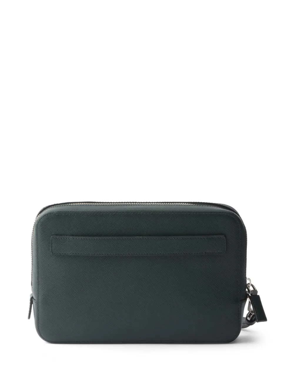 Prada Saffiano leren clutch - Groen