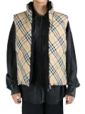 Burberry checked padded gilet - Neutrals