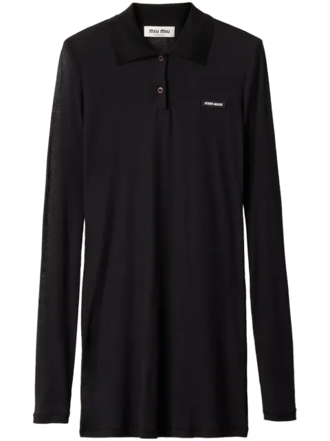 Miu Miu ribbed-knit mini dress