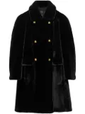 Prada Aspen double-breasted coat - Black