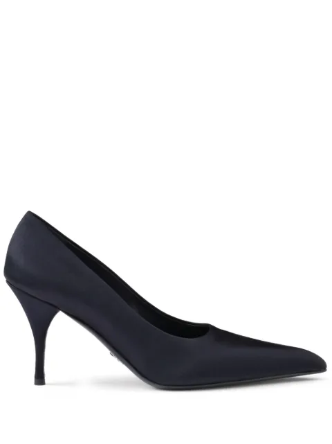 Prada 85mm satin pumps