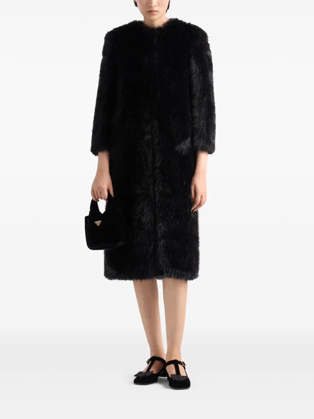 PRADAプラダ aspen coat アスペンコート 38 超美品クリーニング レディース