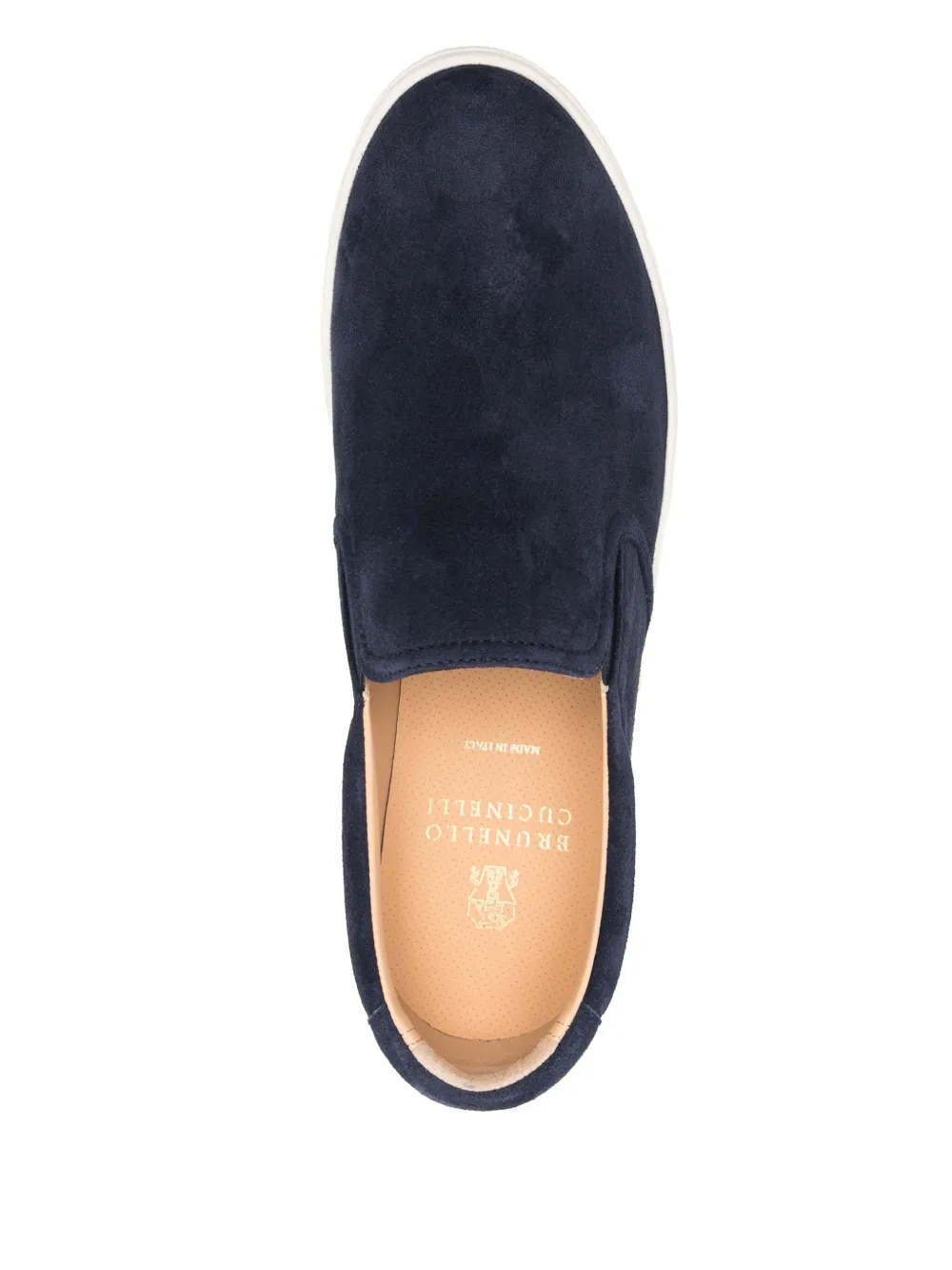 Brunello Cucinelli suede sneakers Blue