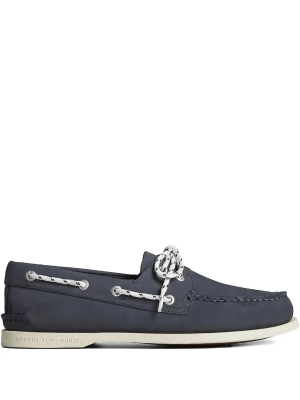 Sperry Top-Sider A/O 2-Eye Nautical Loafers Blue FARFETCH JO