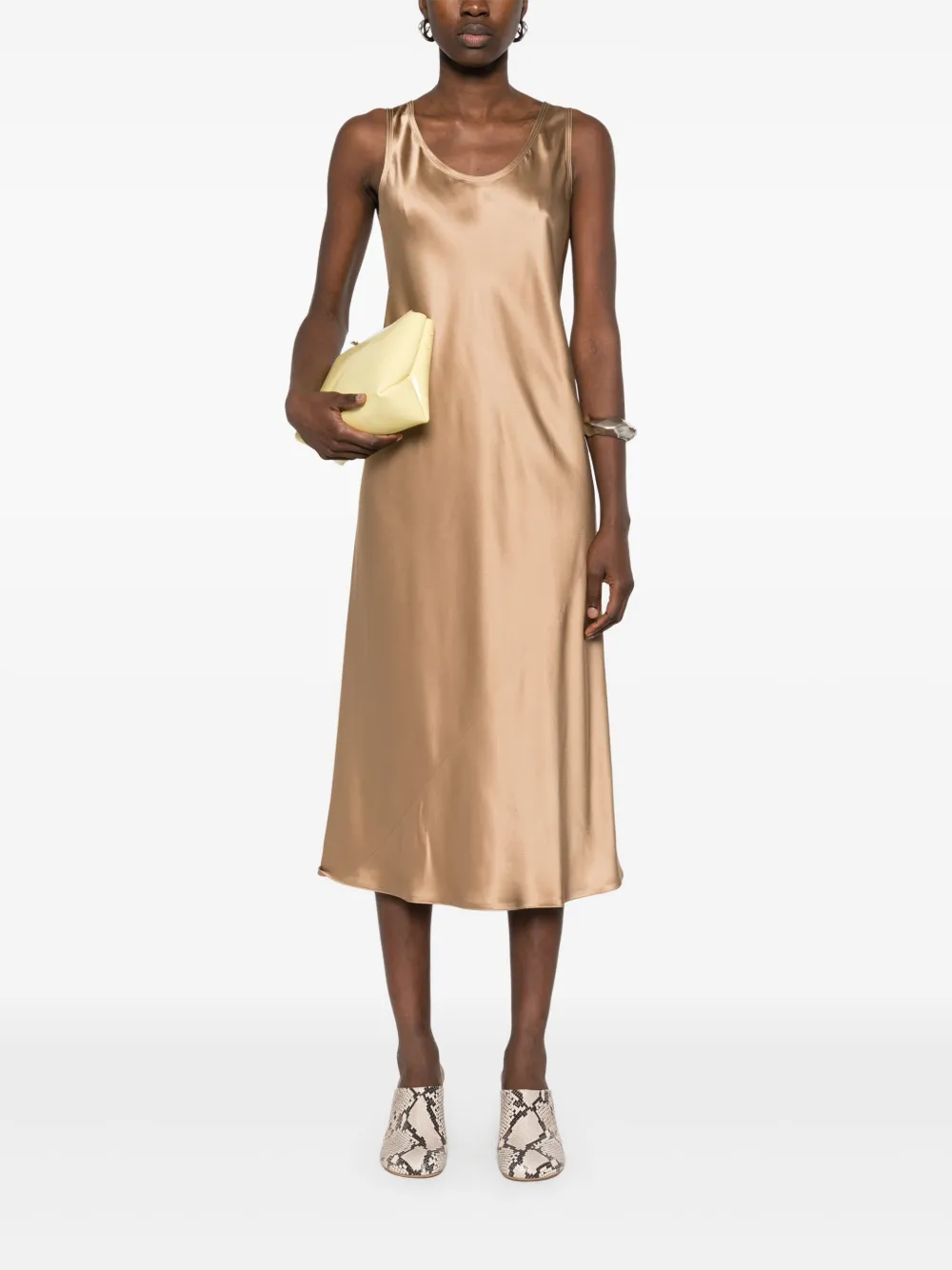 Max Mara Banjo midi-jurk - Bruin