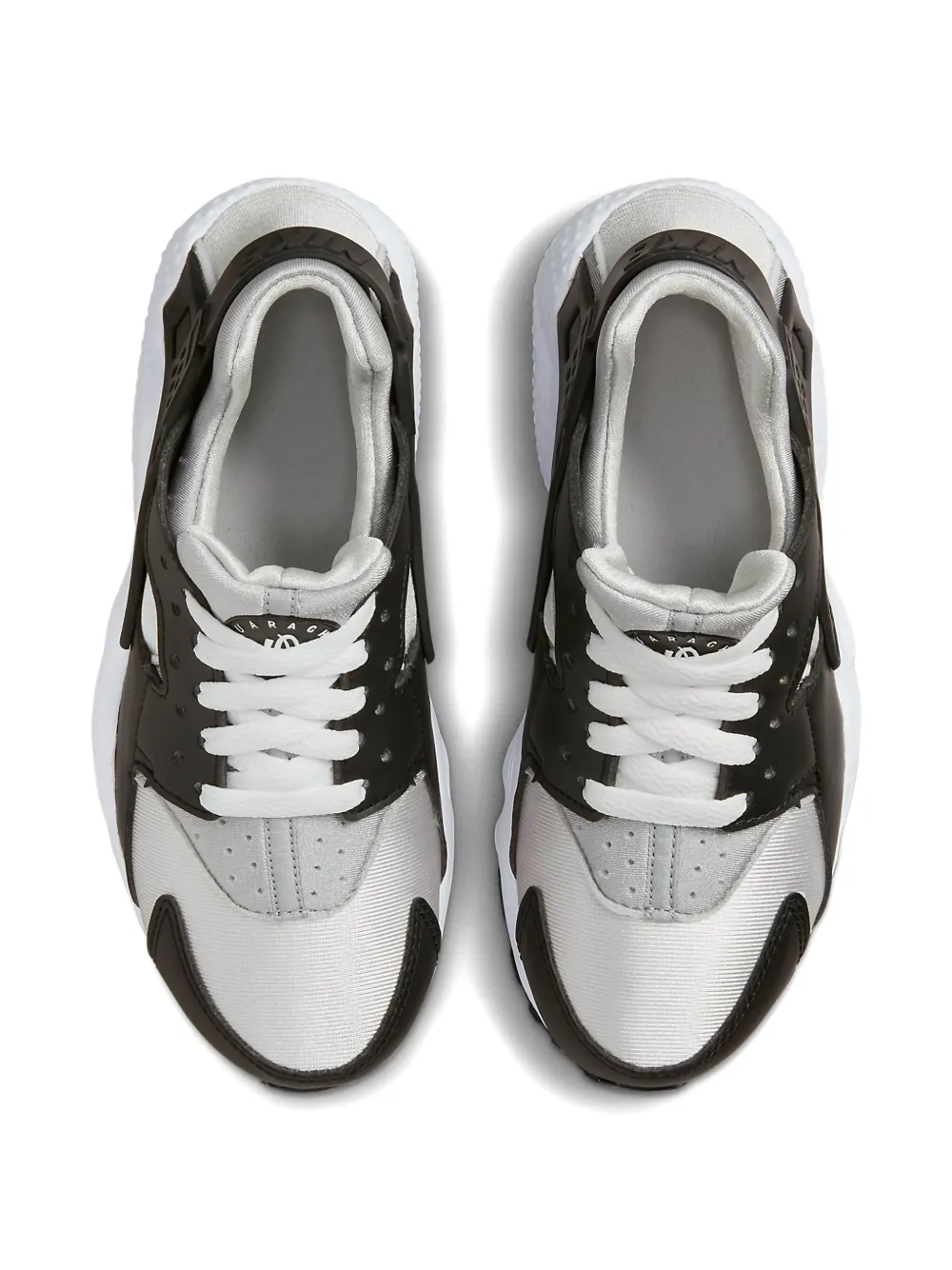 Nike Kids Air Huarache Run "Black Neutral Grey" sneakers Zwart