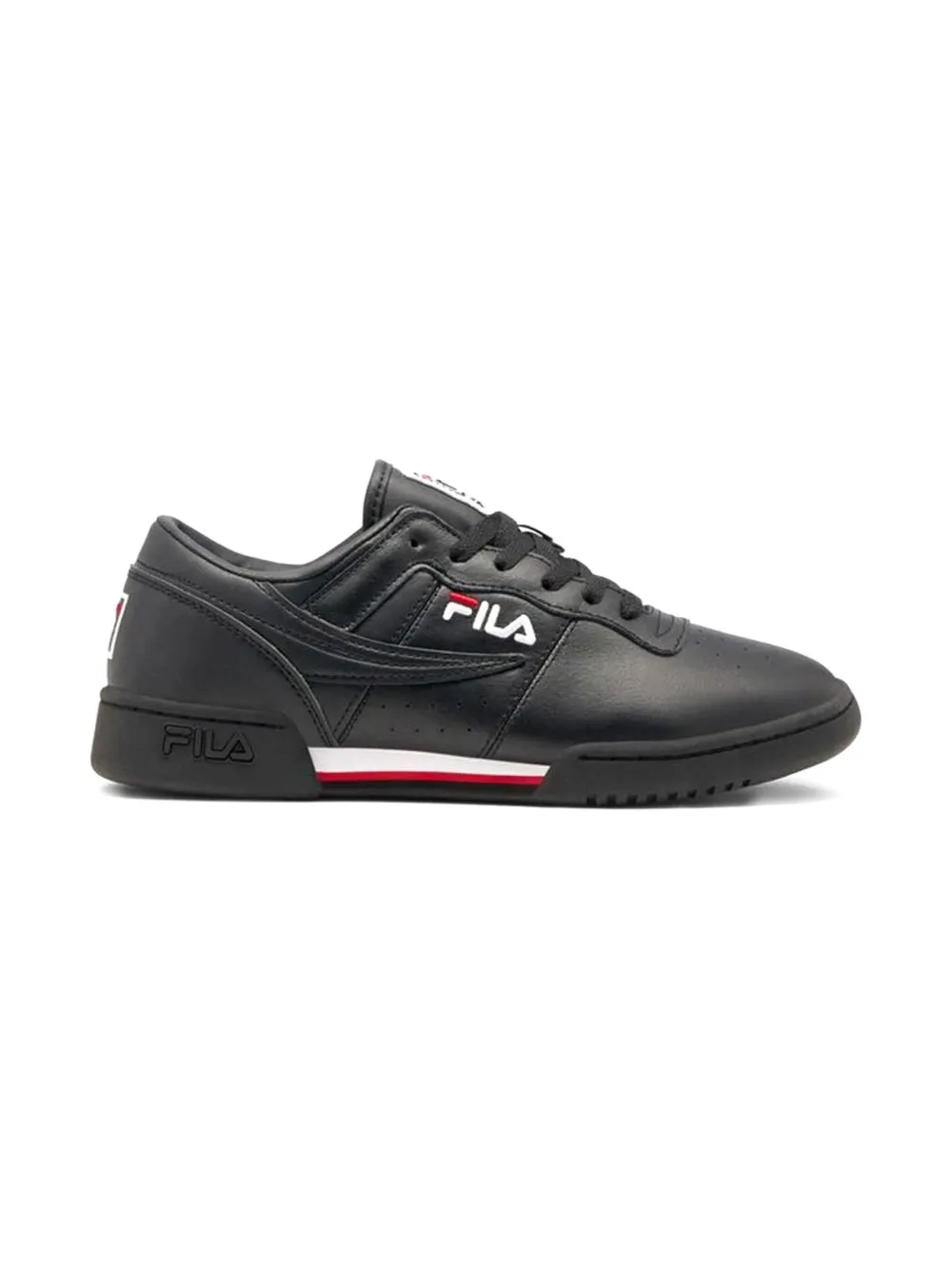 Fila Kids Original Fitness "Black White Fiery Red" sneakers Zwart