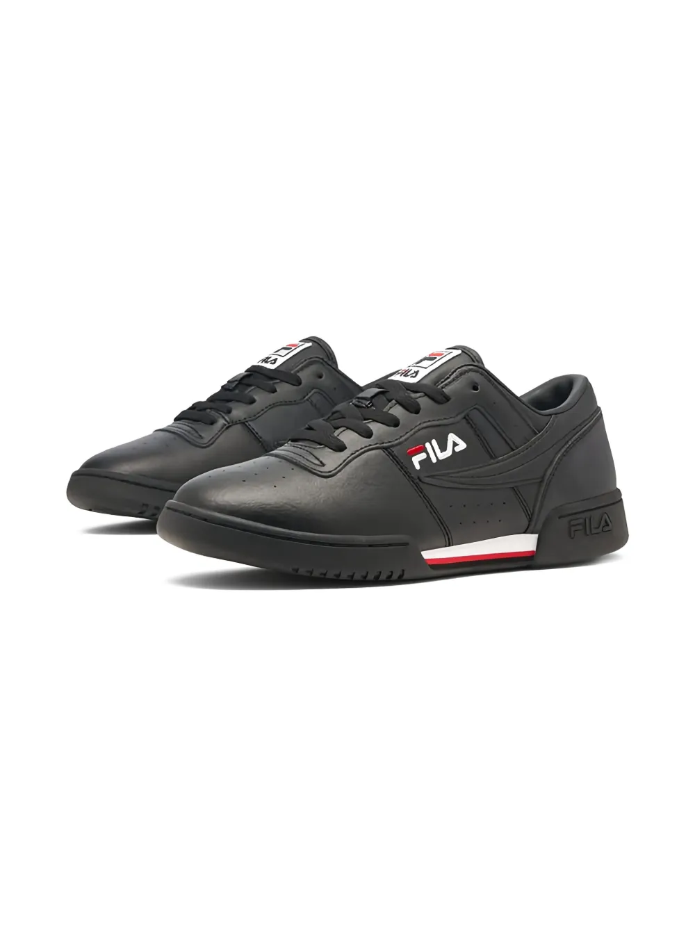 Fila Kids Original Fitness "Black White Fiery Red" sneakers Zwart