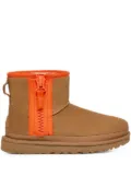 UGG Classic Mini Zipper Tape Logo ""Chestnut"" boots - Brown