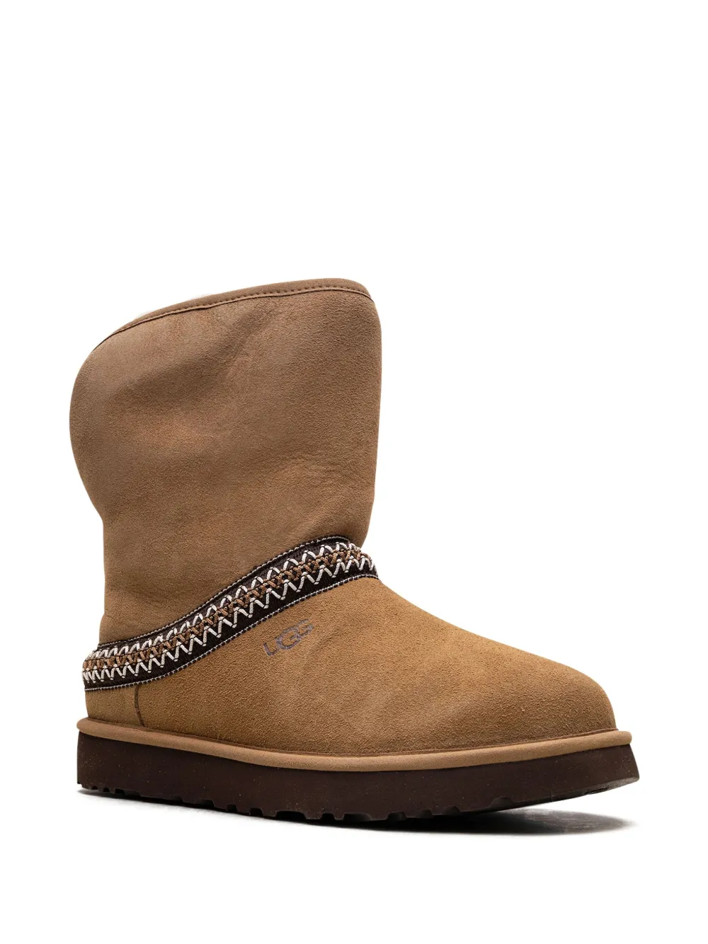 UGG Classic Short Crescent "Chestnut" boots Brown