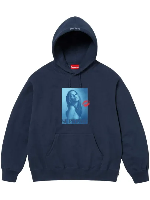 Supreme hoodie Kate Moss - Bleu - Supreme - Modalova