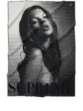 Supreme x Faribault Kate Moss blanket (183cm x 127cm) - Grey