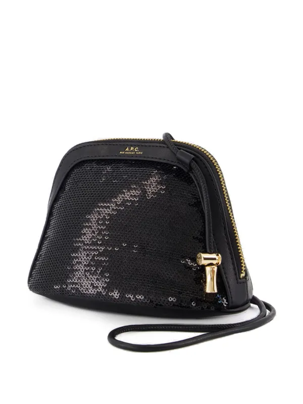 クラッチバッグ A.P.C. Ninon Small Clutch - A.P.C. - Synthetic - Black Apc A.p.c. Ninon Small Clutch In Black | ModeSens