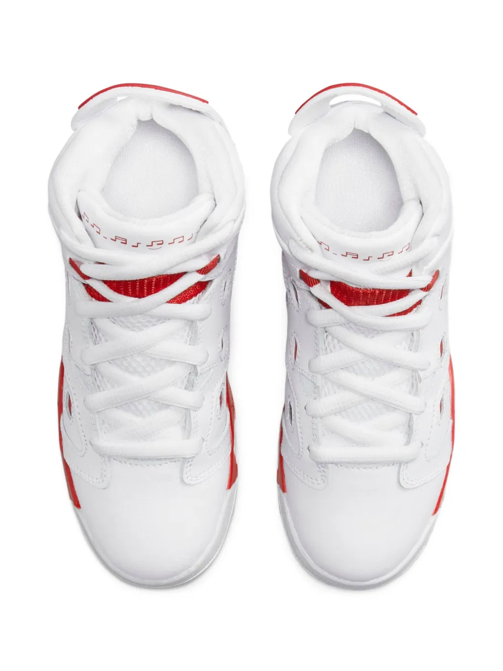 Jordan Kids Jordan 6 17 23 "White Fire Red" sneakers