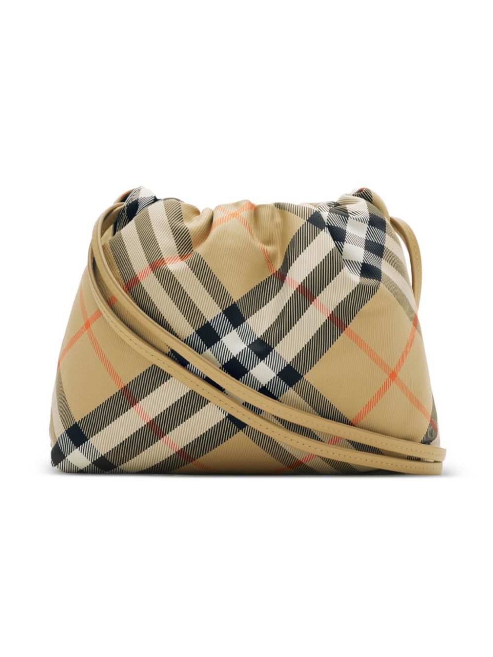 Burberry Kids check-print pouch - Beige