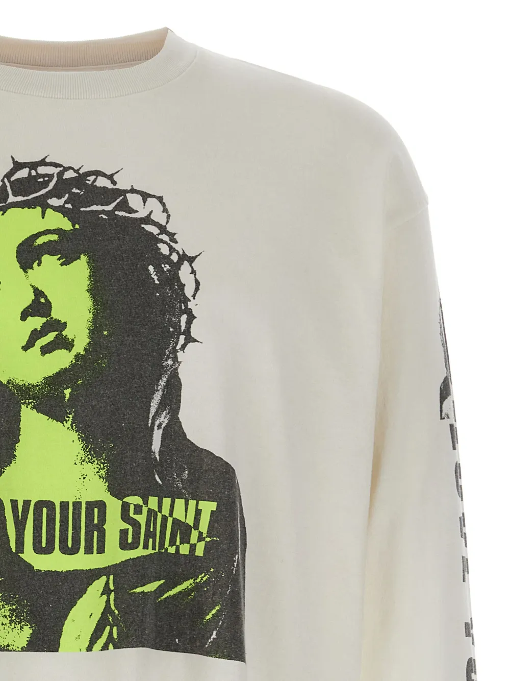 Saint Mxxxxxx Love Ur Saint T-shirt In White