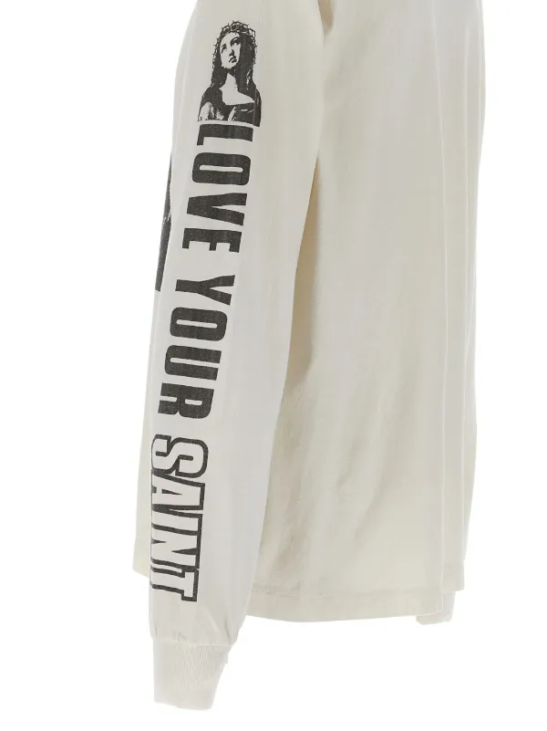 【Saint Mxxxxxx】LS TEE / LOVE UR SAINT / WHITE 要在庫確認 Saint Mxxxxxx】LS TEE / LOVE UR SAINT / WHITE 要在庫確認