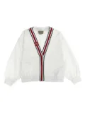 Gucci Kids GG Quadro cardigan - White
