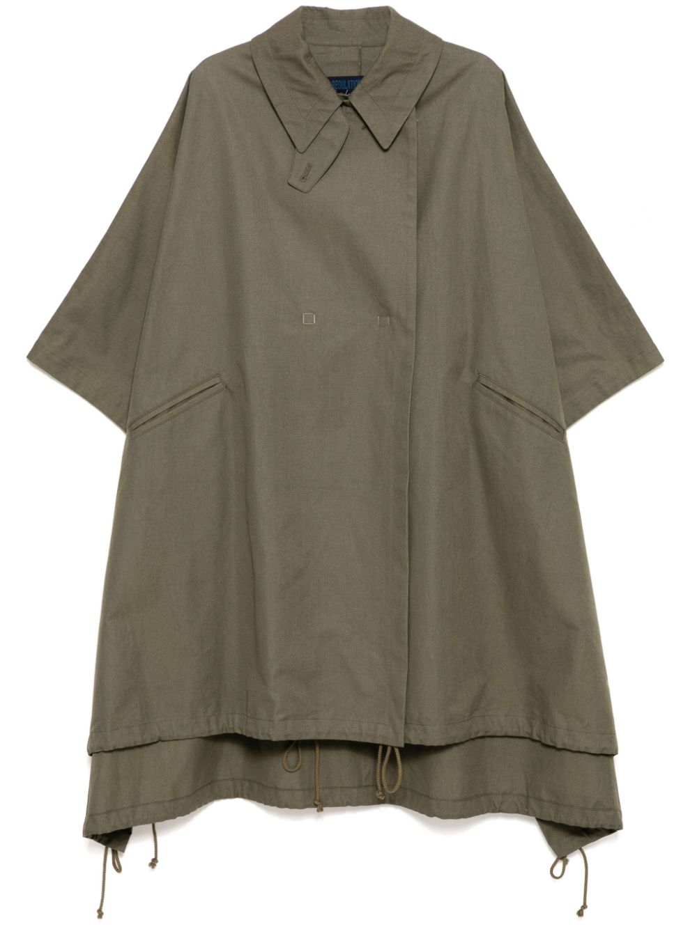 Yohji Yamamoto Button-up parka Groen