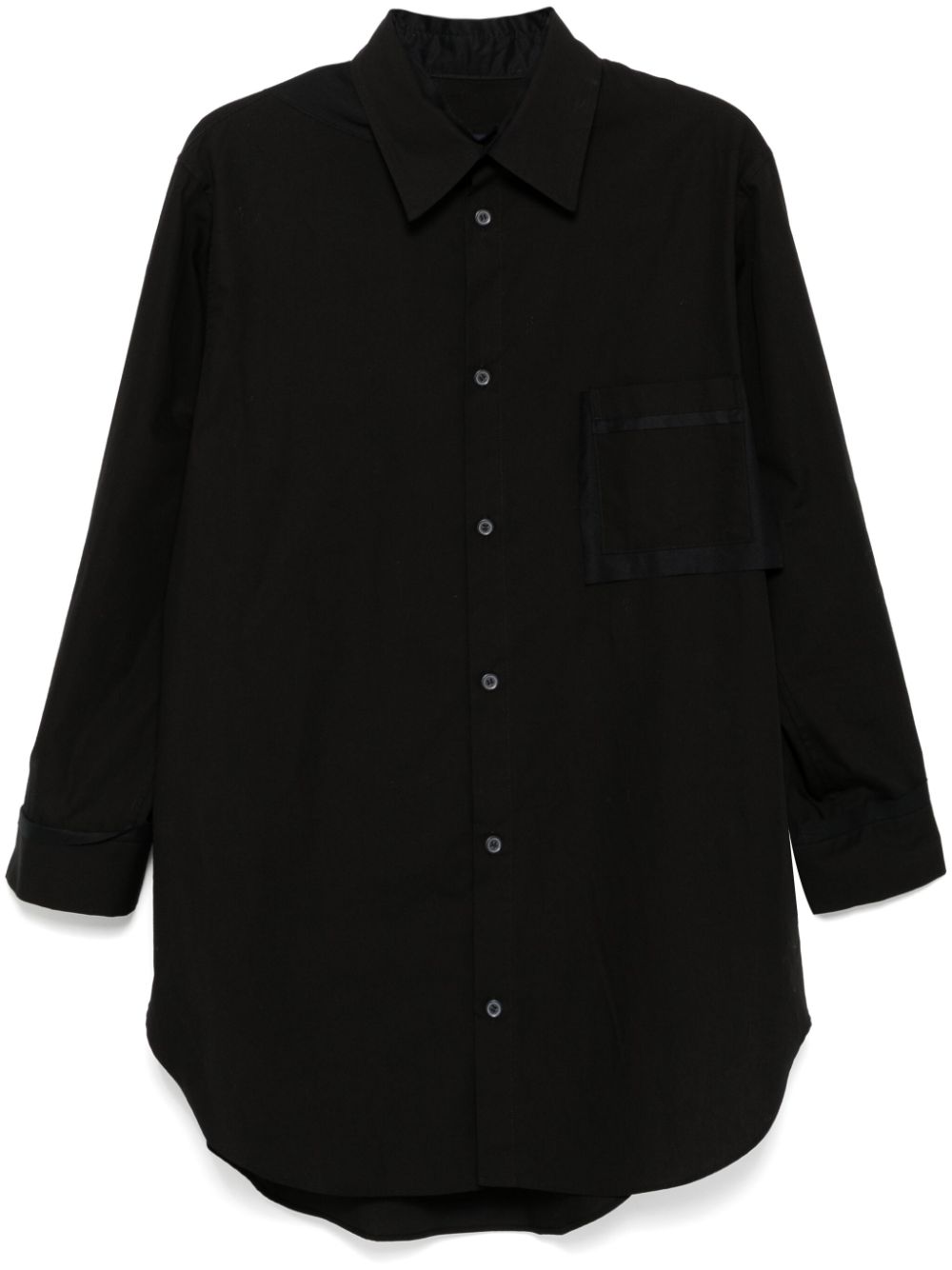 Yohji Yamamoto cotton shirt - Black