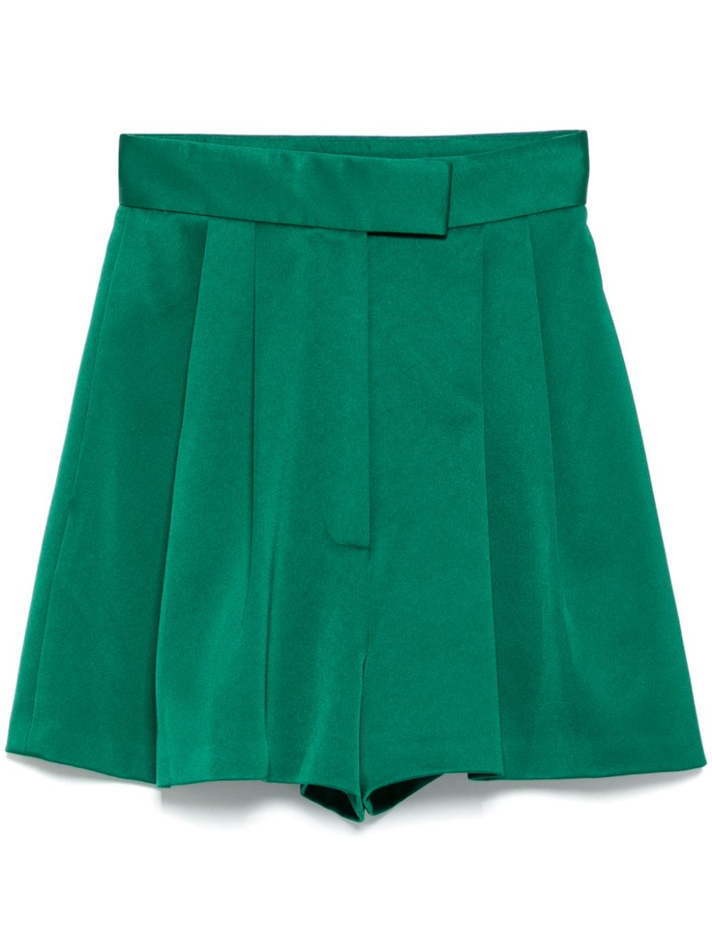 Alex Perry Geplooide shorts Groen