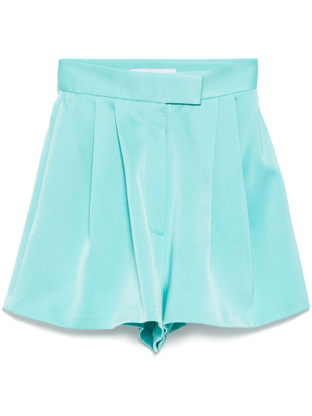 Alex Perry Geplooide shorts Blauw