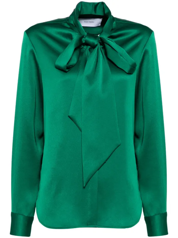 Alex Perry Tie Shirt in Green